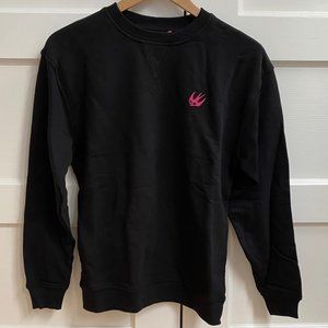 Black Alexander McQueen Swallow Sweatshirt